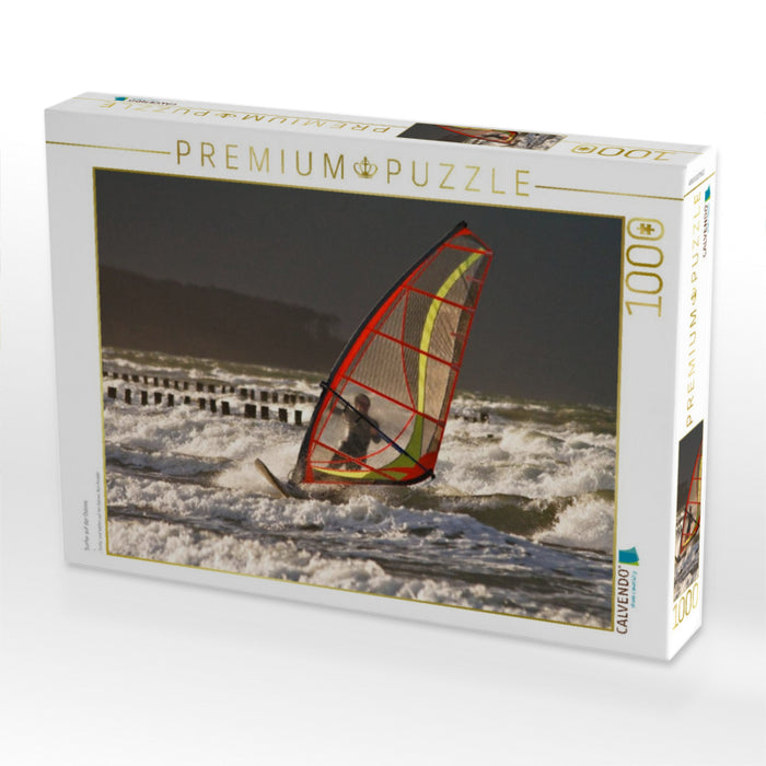 Surfer auf der Ostsee - CALVENDO Foto-Puzzle'