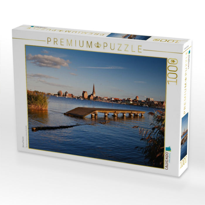 Blick auf Rostock - CALVENDO Foto-Puzzle'