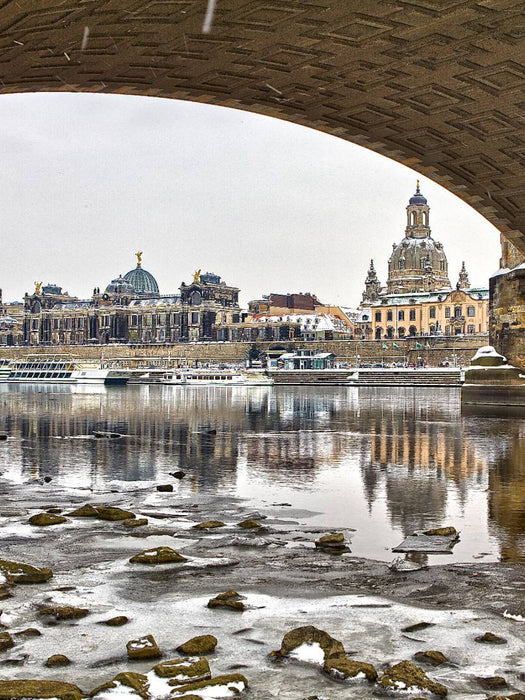 Das winterliche Dresden - CALVENDO Foto-Puzzle'
