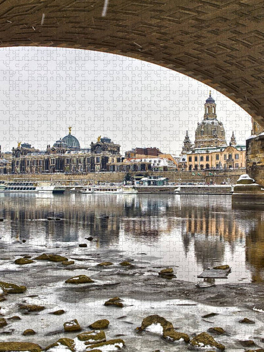 Das winterliche Dresden - CALVENDO Foto-Puzzle'