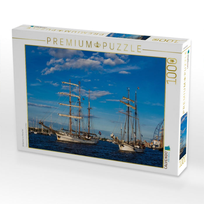 Windjammer zur Hanse Sail - CALVENDO Foto-Puzzle'