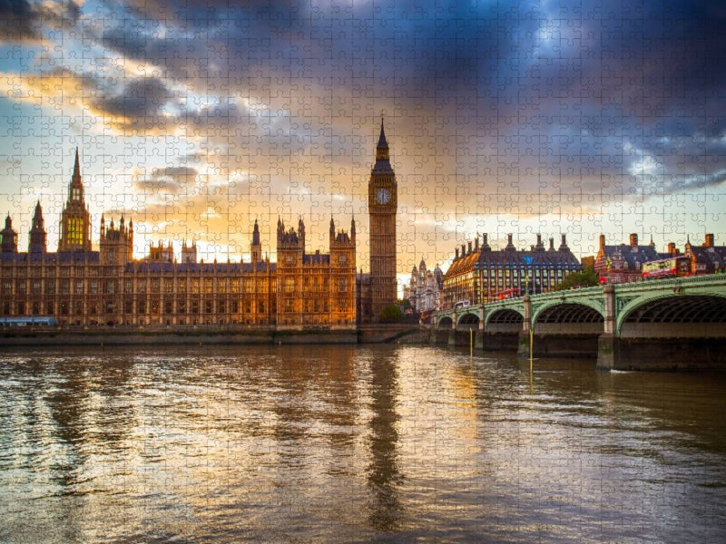 Westminster Bridge/Big Ben - CALVENDO Foto-Puzzle'