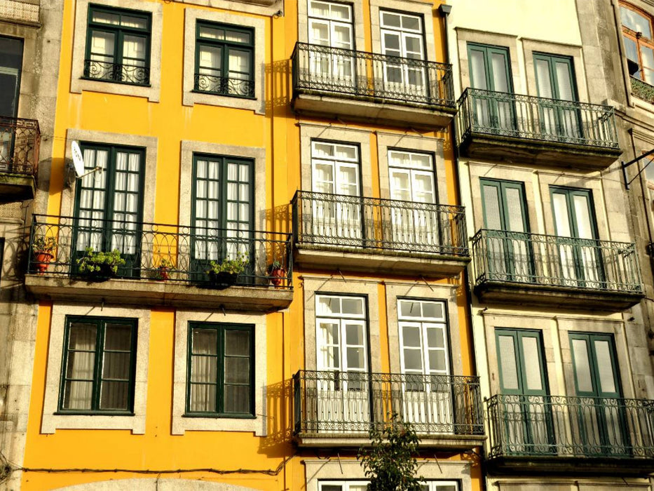 Häuserfassaden in der Hauptstraße - CALVENDO Foto-Puzzle'