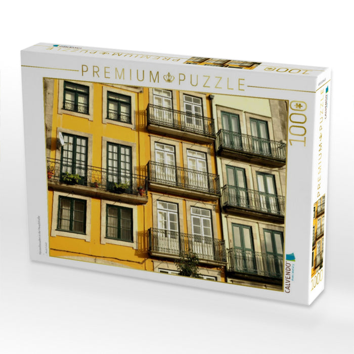 Häuserfassaden in der Hauptstraße - CALVENDO Foto-Puzzle'