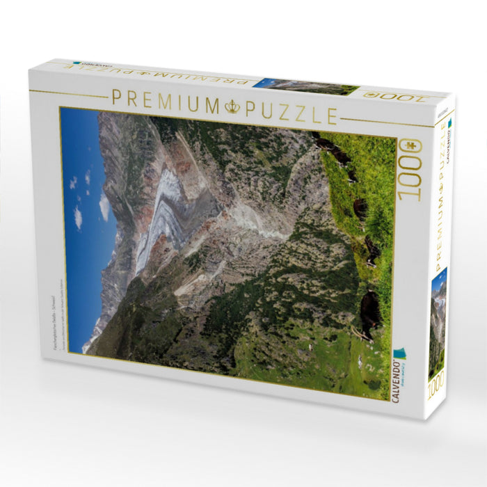 Fieschergletscher (Wallis - Schweiz) - CALVENDO Foto-Puzzle'