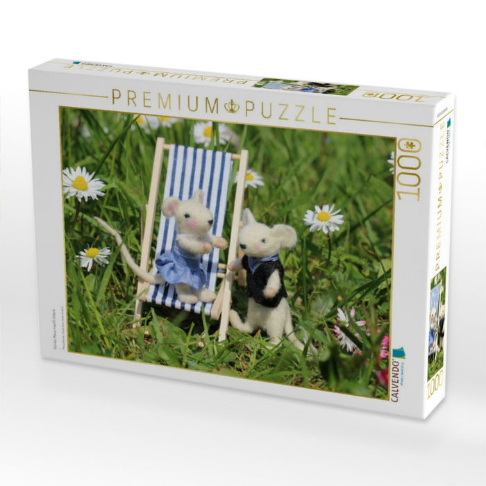 Familie Maus macht Urlaub - CALVENDO Foto-Puzzle'