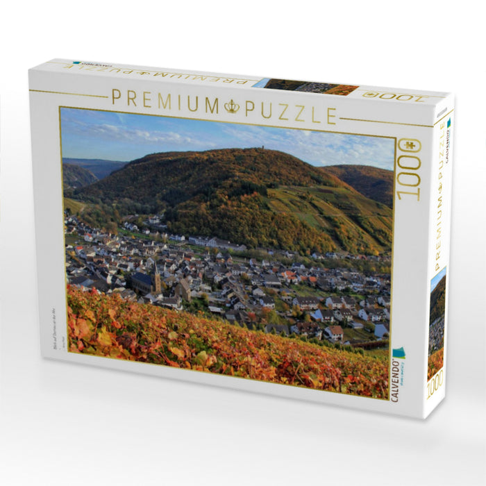 Blick auf Dernau an der Ahr - CALVENDO Foto-Puzzle'