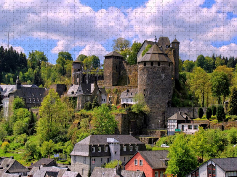 Burg Monschau - CALVENDO Foto-Puzzle'