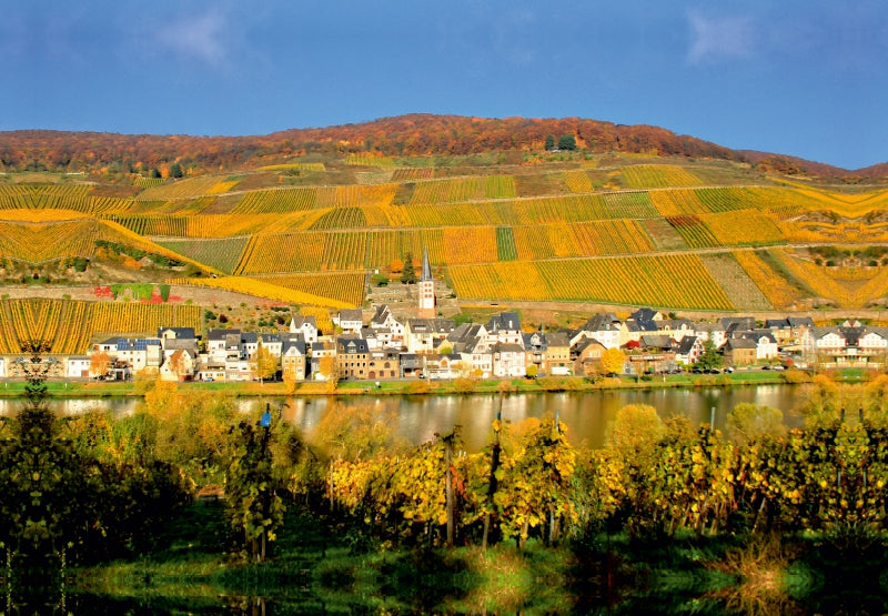 Premium Textil-Leinwand Ein Motiv aus dem Kalender An der wunderschönen Mosel