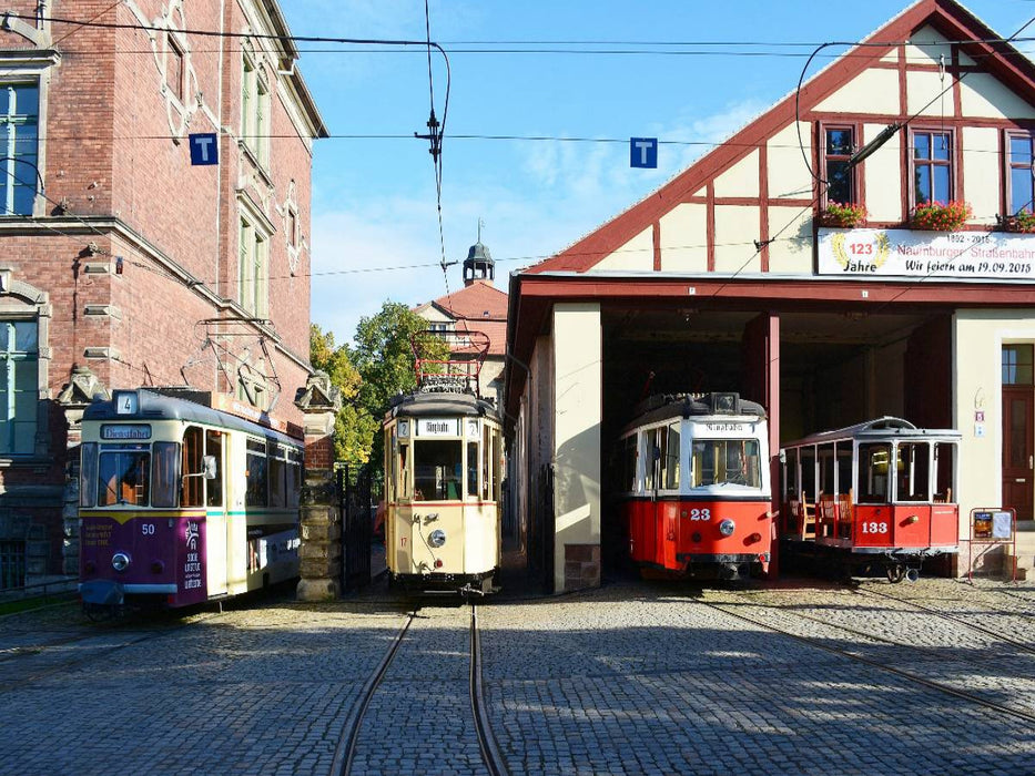 Ein Motiv aus dem Kalender Naumburgs historische Straßenbahn - CALVENDO Foto-Puzzle'