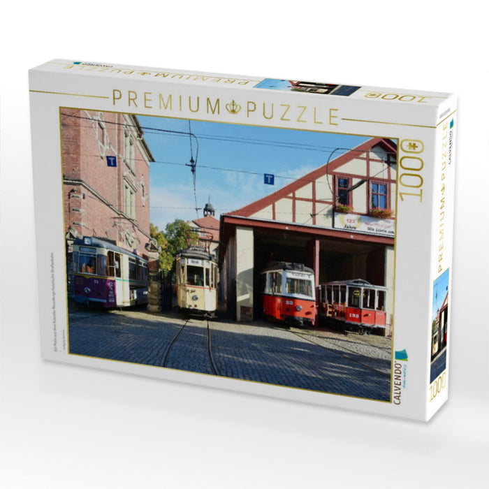 Ein Motiv aus dem Kalender Naumburgs historische Straßenbahn - CALVENDO Foto-Puzzle'