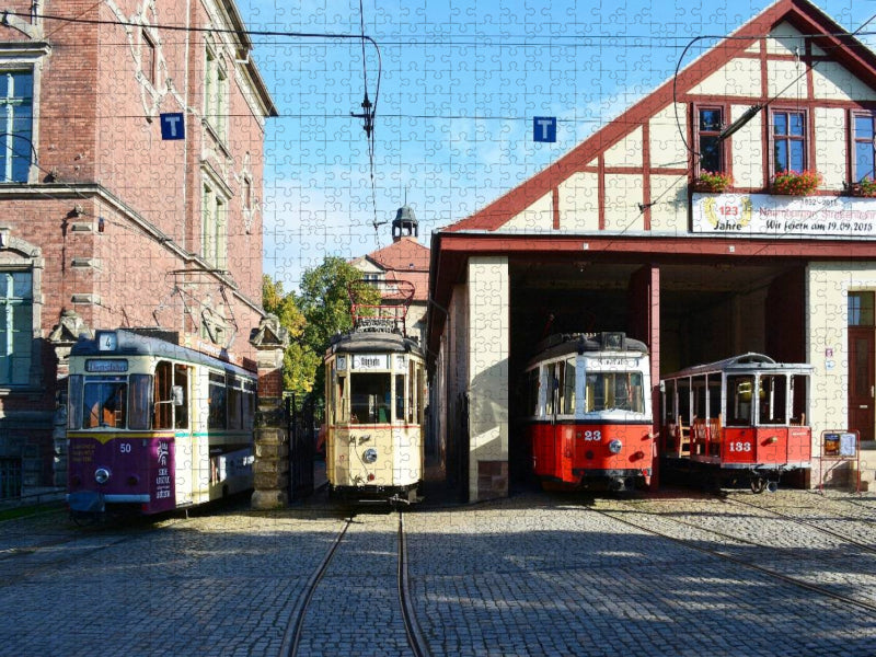Ein Motiv aus dem Kalender Naumburgs historische Straßenbahn - CALVENDO Foto-Puzzle'