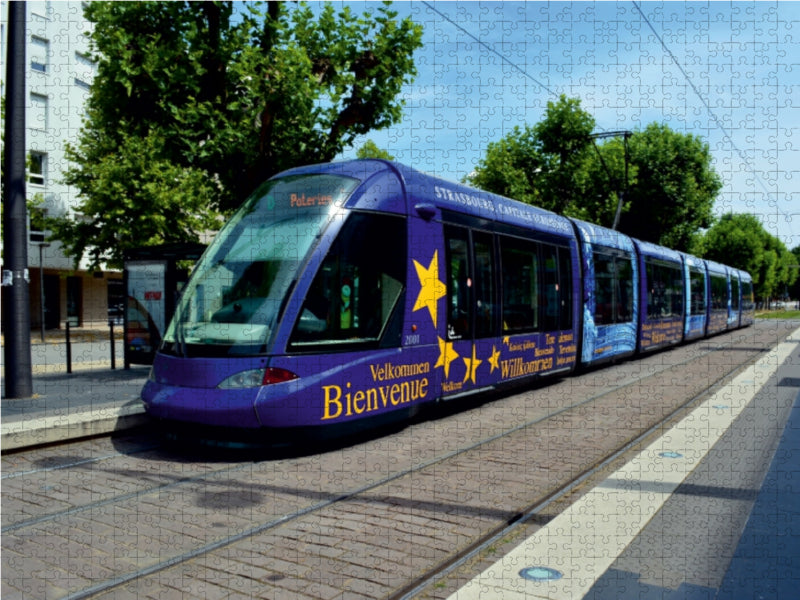 Ein Motiv aus dem Kalender Straßenbahnen in Europa 1000 Teile Puzzle quer - CALVENDO Foto-Puzzle'