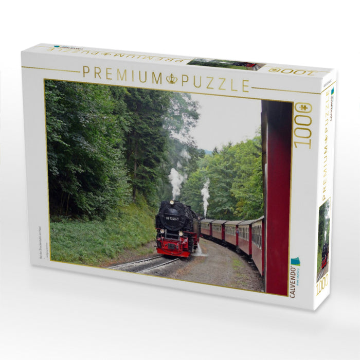 Bei der Brockenbahn im Harz - CALVENDO Foto-Puzzle'