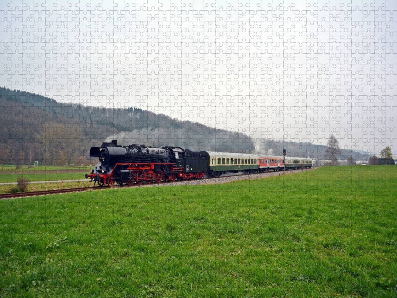 Ein Motiv aus dem Kalender Feuer Wasser Kohle - Dampflokomotiven der Deutschen Reichsbahn - CALVENDO Foto-Puzzle'