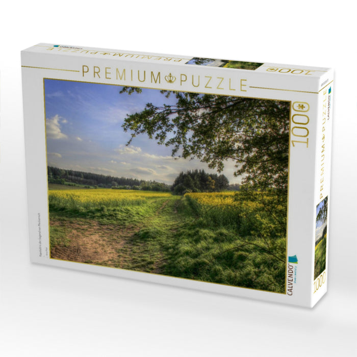 Rapsfeld in der Gegend von Mechernich - CALVENDO Foto-Puzzle'