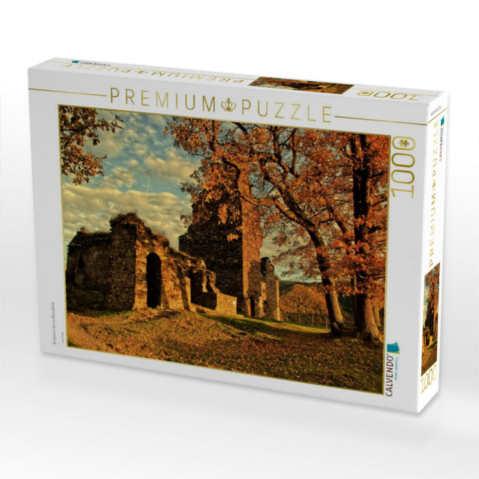 Burgruine Are im Abendlicht - CALVENDO Foto-Puzzle'