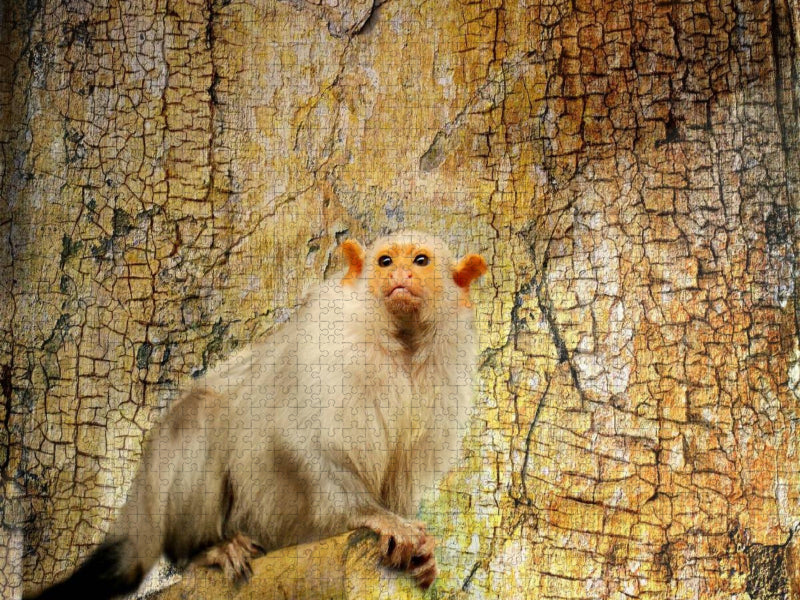 Silberäffchen - CALVENDO Foto-Puzzle'