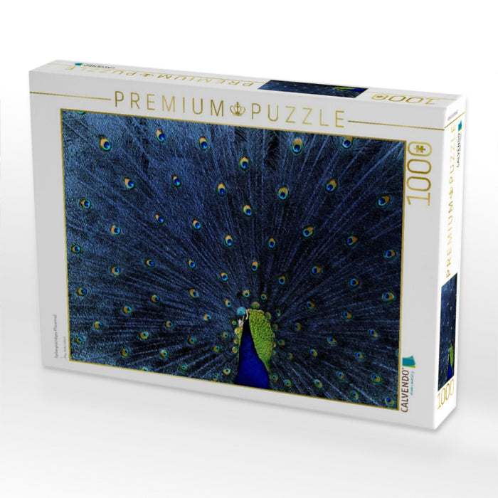 Farbenprächtiges Pfauenrad - CALVENDO Foto-Puzzle'