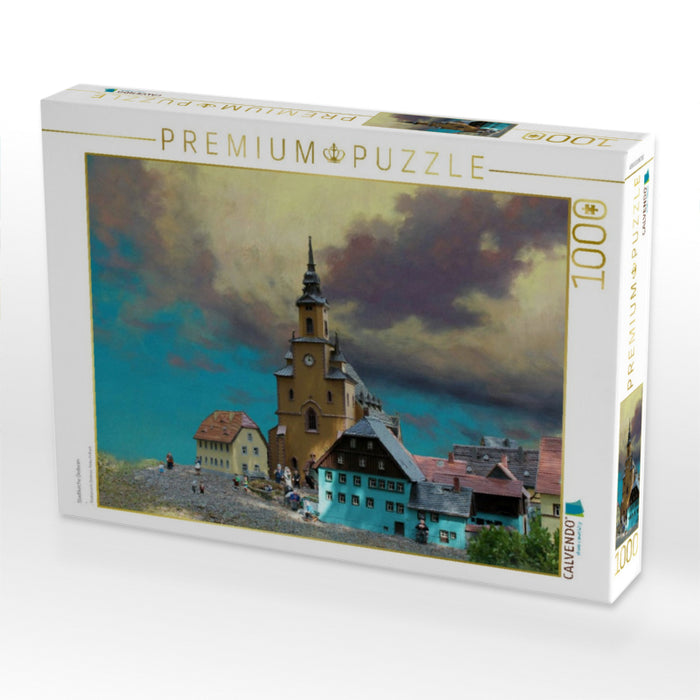 Stadtkirche Oederan - CALVENDO Foto-Puzzle'