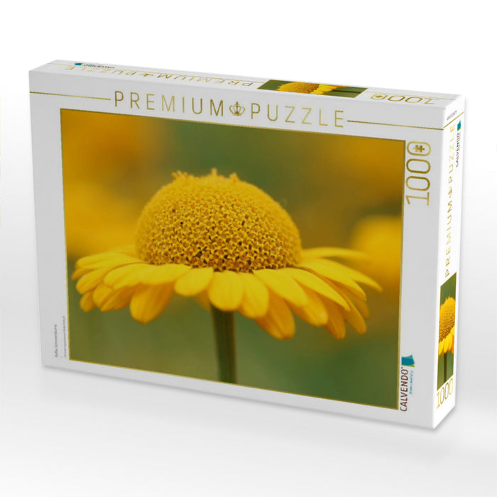 Gelbe Sommerblume - CALVENDO Foto-Puzzle'