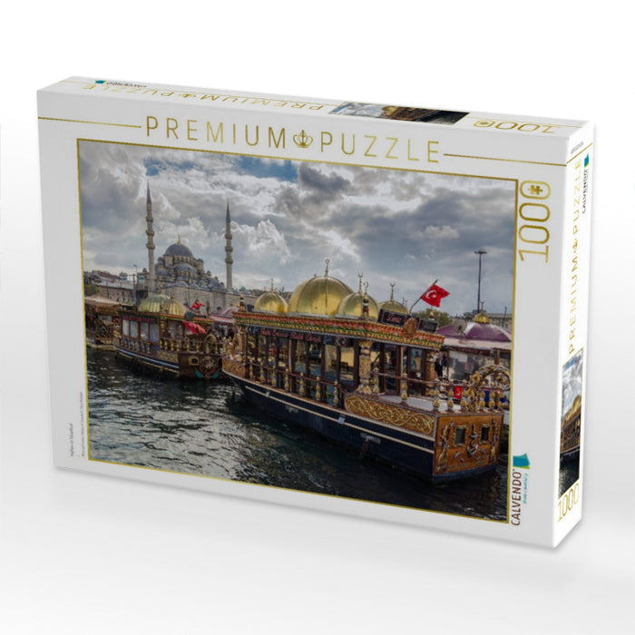 Hafen in Istanbul - CALVENDO Foto-Puzzle'