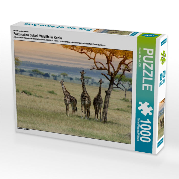 Ein Motiv aus dem Kalender Faszination Safari. Wildlife in Kenia 1000 Teile Puzzle quer - CALVENDO Foto-Puzzle'