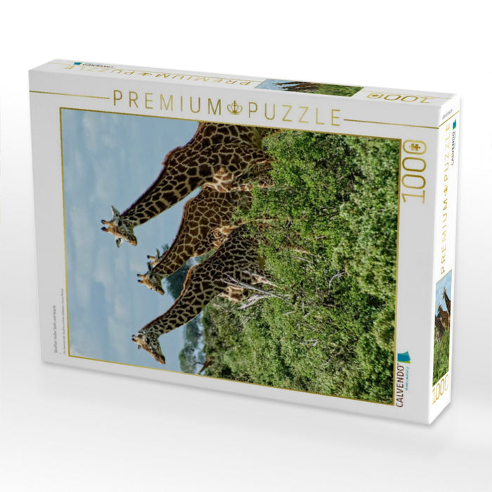 Giraffen. Voller Stolz und Grazie - CALVENDO Foto-Puzzle'