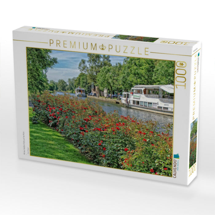 Mit der Weißen Flotte auf der Ruhr - CALVENDO Foto-Puzzle'