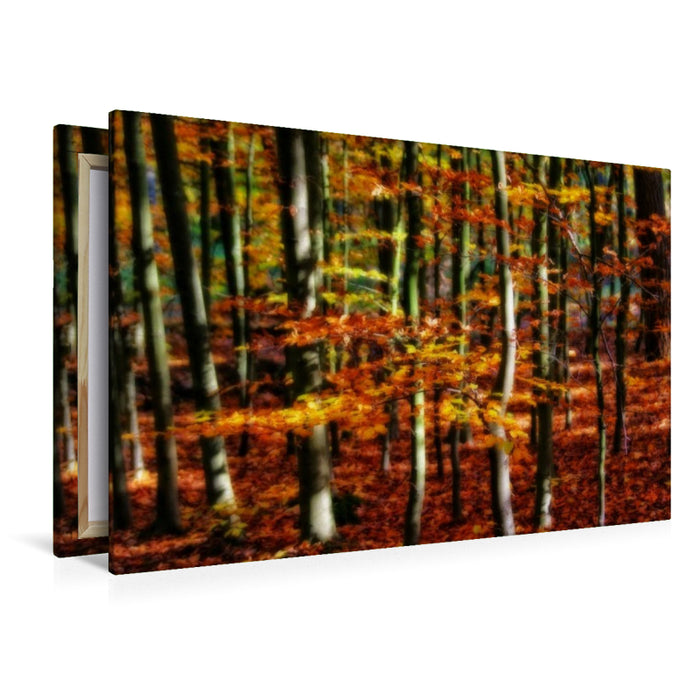 Premium Textil-Leinwand Goldener Herbst