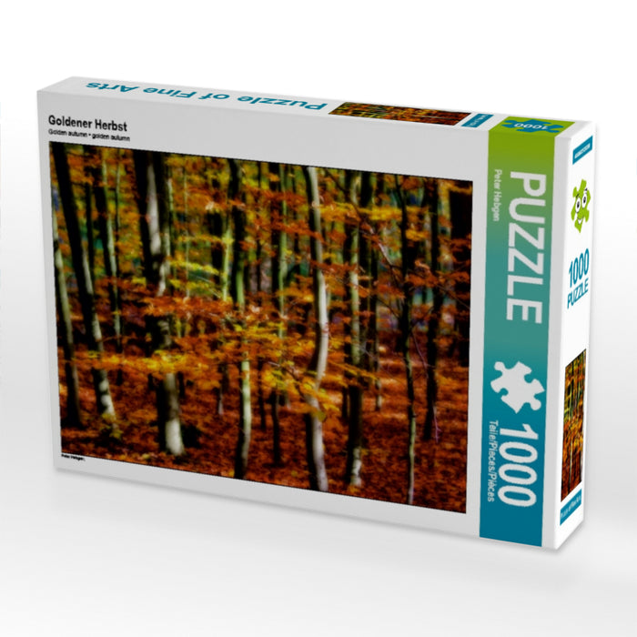 Goldener Herbst 1000 Teile Puzzle quer - CALVENDO Foto-Puzzle'