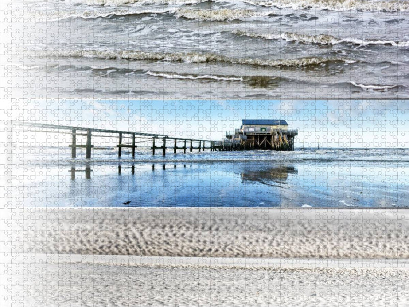 Ein Motiv aus dem Kalender Küstenstreifen an der Nordsee - CALVENDO Foto-Puzzle'