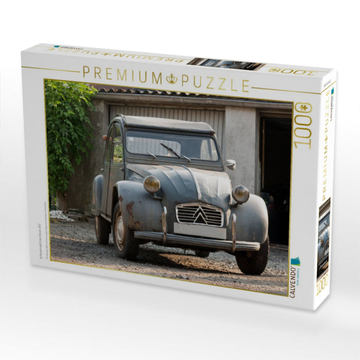 Kultautomobil Ente Citroën 2CV - CALVENDO Foto-Puzzle'