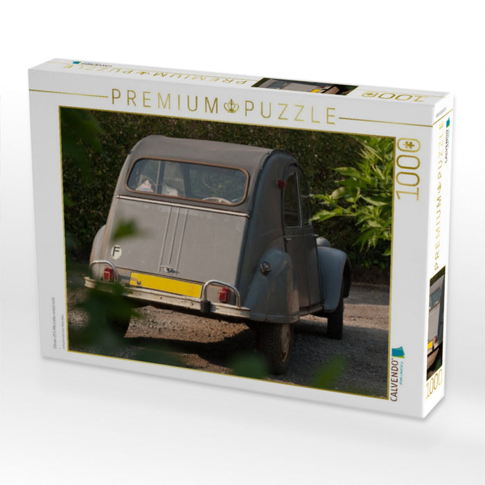 Citroën 2CV Alte Liebe rostet nicht - CALVENDO Foto-Puzzle'