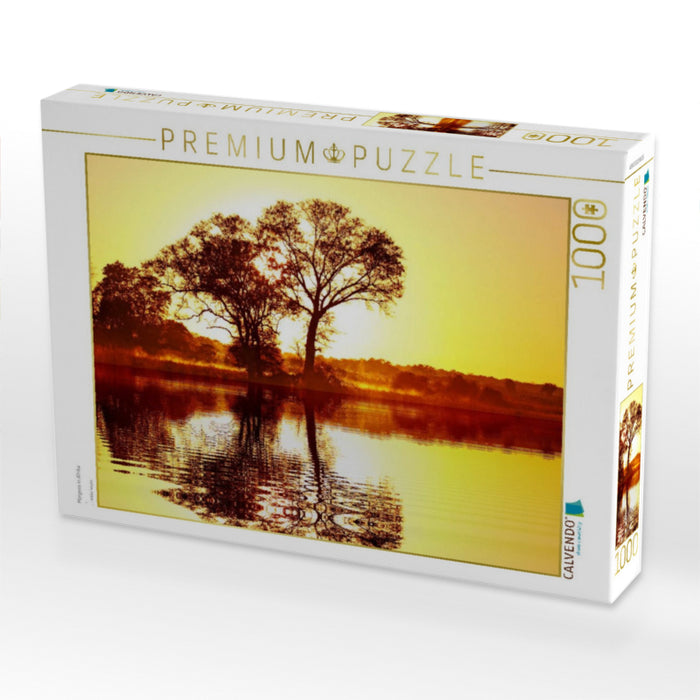 Morgens in Afrika - CALVENDO Foto-Puzzle'