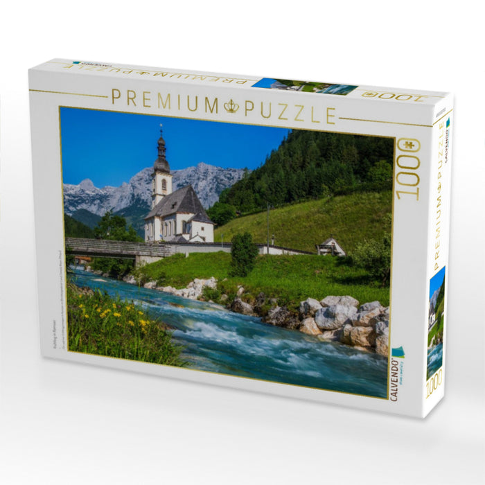 Frühling in Ramsau - CALVENDO Foto-Puzzle'