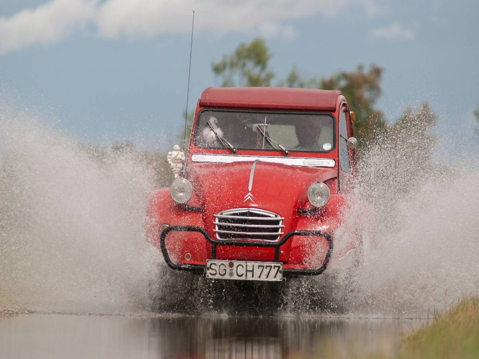 Citroën 2CV - Ente rot - CALVENDO Foto-Puzzle'