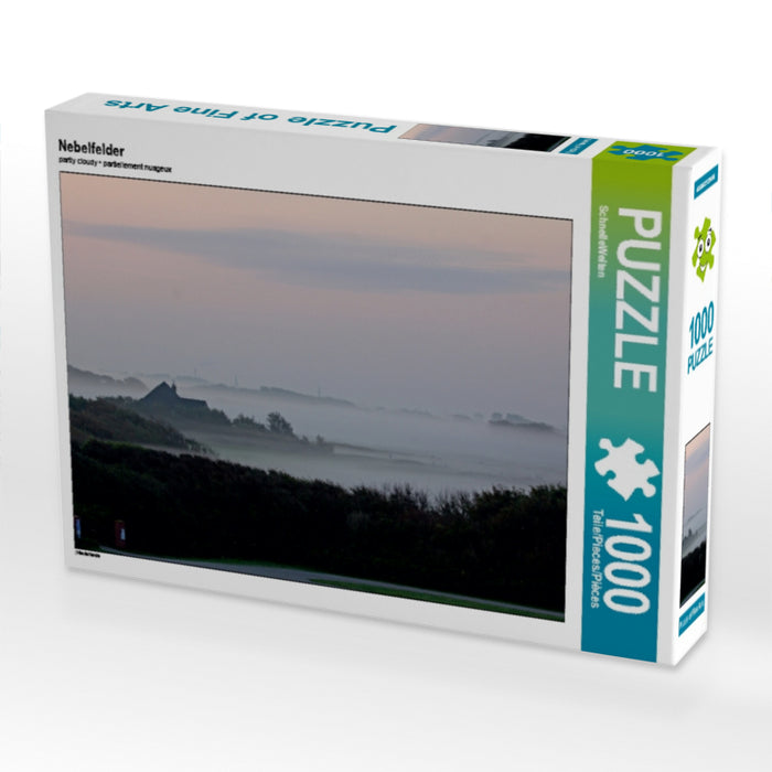 Nebelfelder 1000 Teile Puzzle quer - CALVENDO Foto-Puzzle'