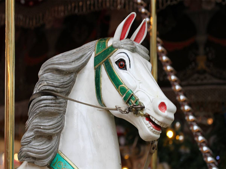 KARUSSELLPFERD im Detail - CALVENDO Foto-Puzzle'