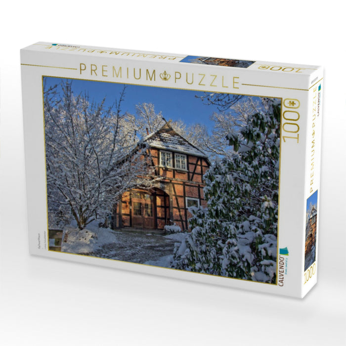 Fachwerkhaus - CALVENDO Foto-Puzzle'