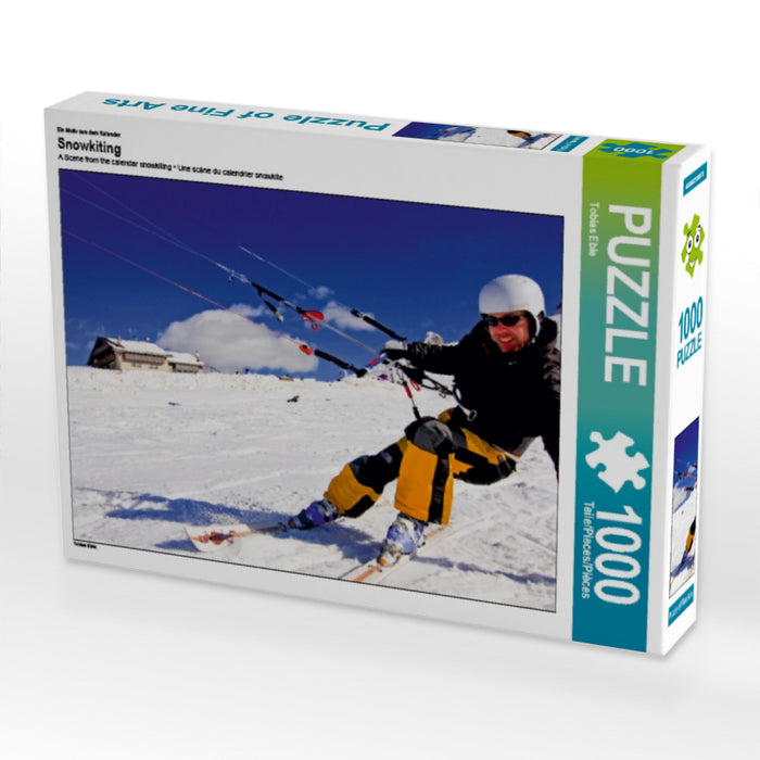 Snowkiting - CALVENDO photo puzzle 