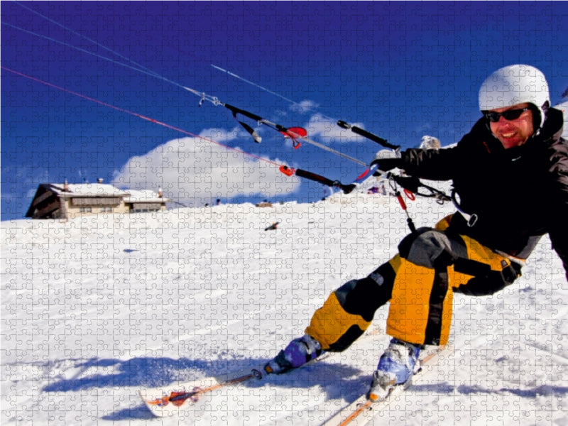 Snowkiting - CALVENDO photo puzzle 