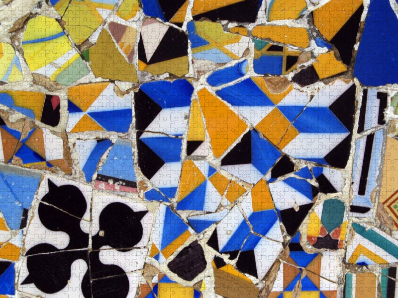 Mosaiken, Barcelona - CALVENDO Foto-Puzzle'