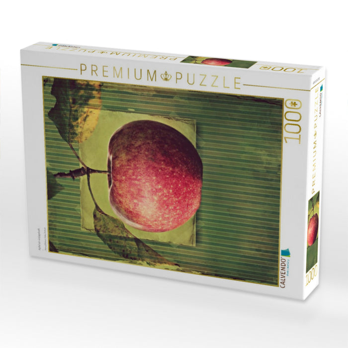 Apfel im vintagelook - CALVENDO Foto-Puzzle'
