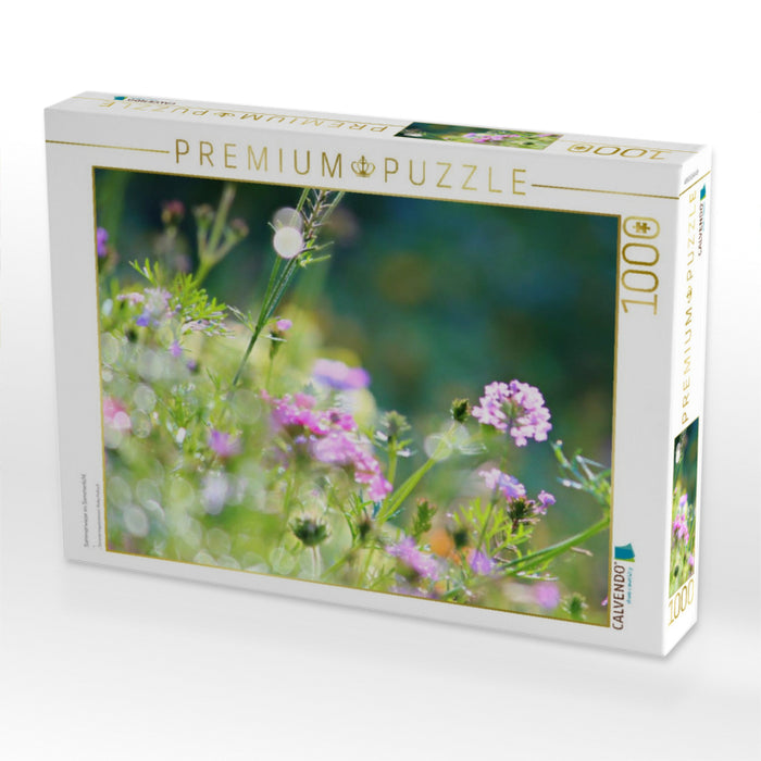 Sommerwiese im Sommerlicht - CALVENDO Foto-Puzzle'