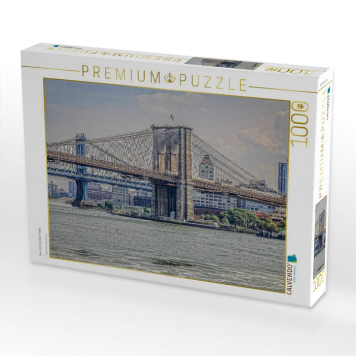 New York Brooklyn Bridge - CALVENDO Foto-Puzzle'