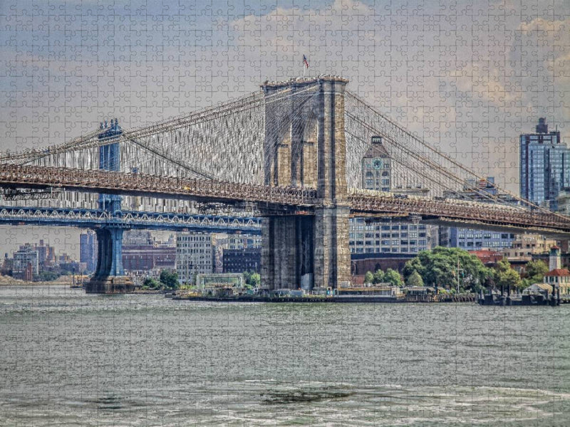 New York Brooklyn Bridge - CALVENDO Foto-Puzzle'