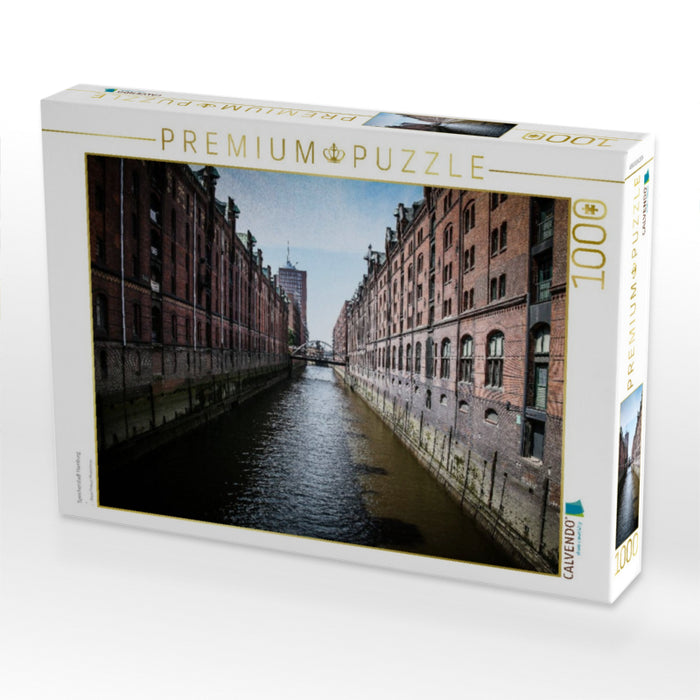 Speicherstadt Hamburg - CALVENDO Foto-Puzzle'