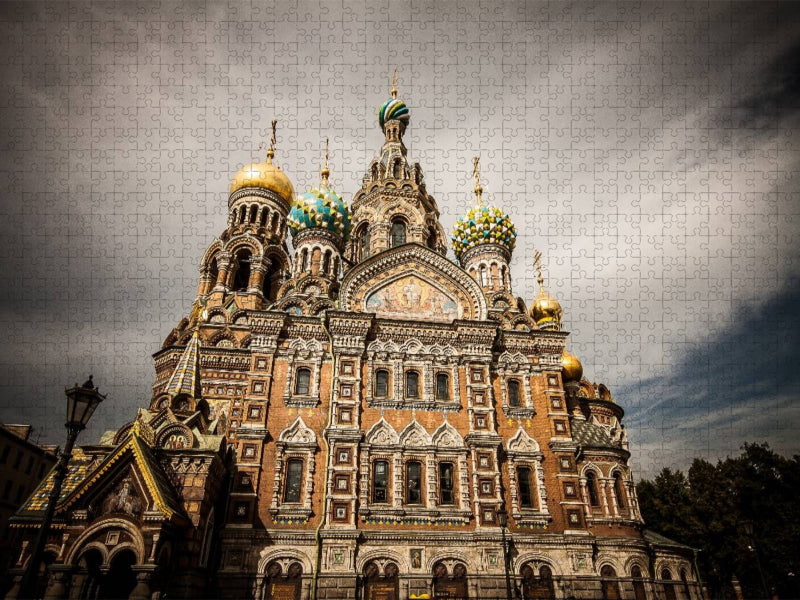 Auferstehungskirche Sankt Petersburg - CALVENDO Foto-Puzzle'