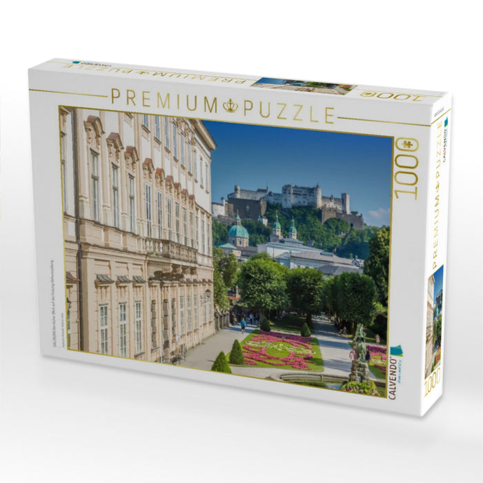 SALZBURG Herrlicher Blick auf die Festung Hohensalzburg - CALVENDO Foto-Puzzle'